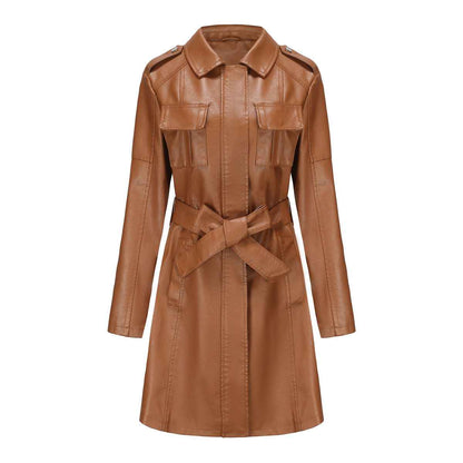 Mid Length Jacket Casual Women's Jackets