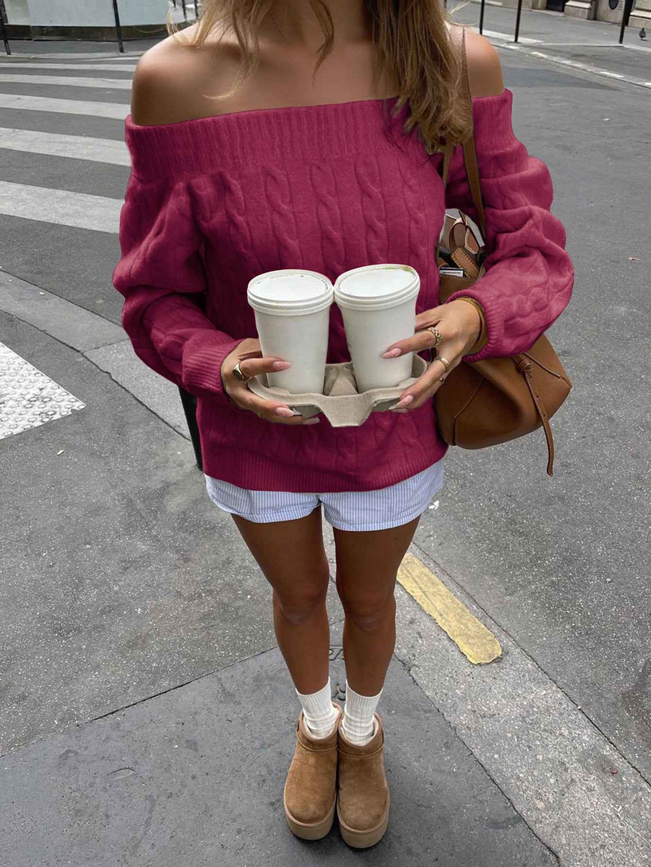 Solid Color Sweater