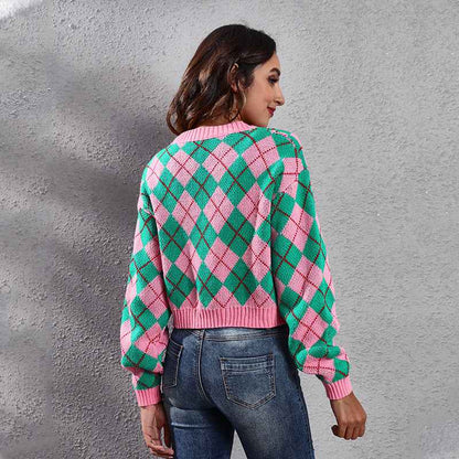 Knitted Cardigan Sweater