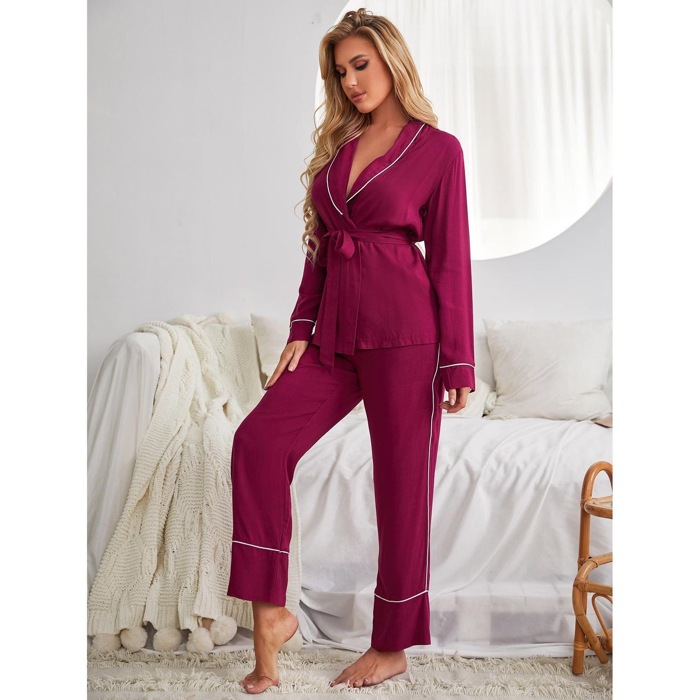 Cardigan Nightgown Ladies Sleepwear Pajamas
