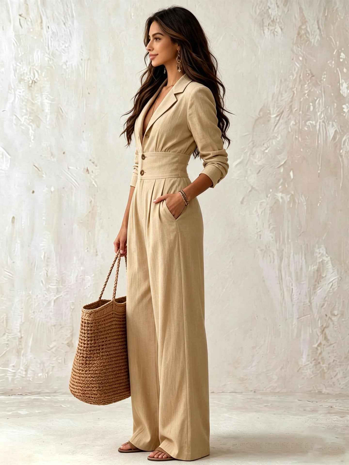 Casual Jumpsuit Elegant Autumn Fashion Drop MUNSIEUR