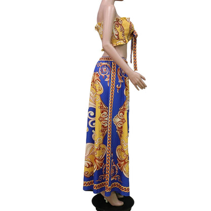 Mid Length Skirt Set