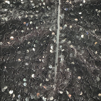 Sequin Deep V Plunge Feather Dress MUNSIEUR