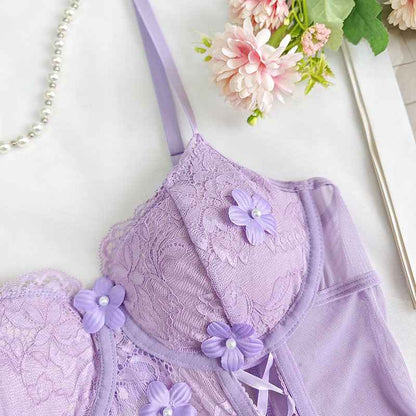 Lace Body Shaping Lingerie Bodysuit