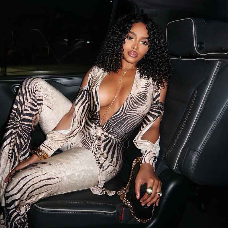 Off-Shoulder High Waist Jumpsuit