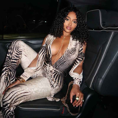 Off-Shoulder High Waist Jumpsuit