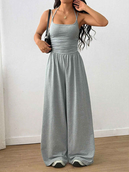 Casual Spaghetti Strap Jumpsuit