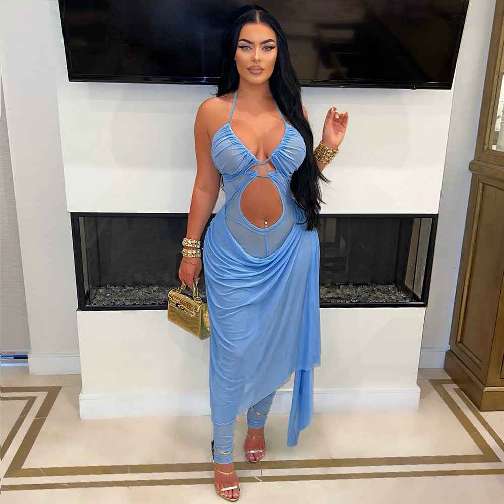 Cutout out See through Sexy Jumpsuit Sling (2x Only)