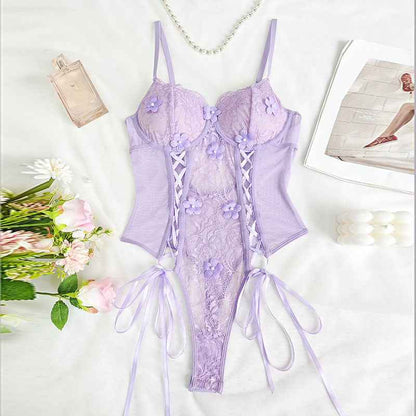 Lace Body Shaping Lingerie Bodysuit