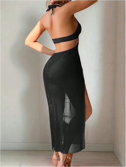 High Open Waist Halter Dress New Arrivals