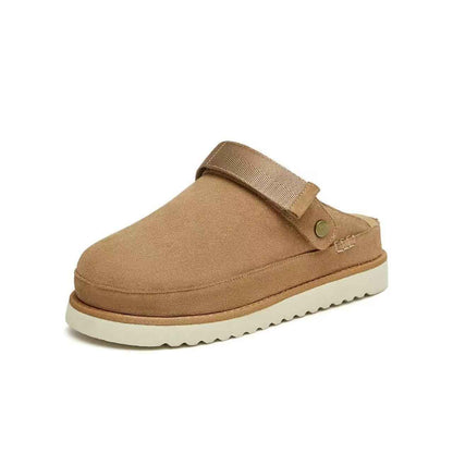Bandage Birkenstock Cowhide Casual Slippers