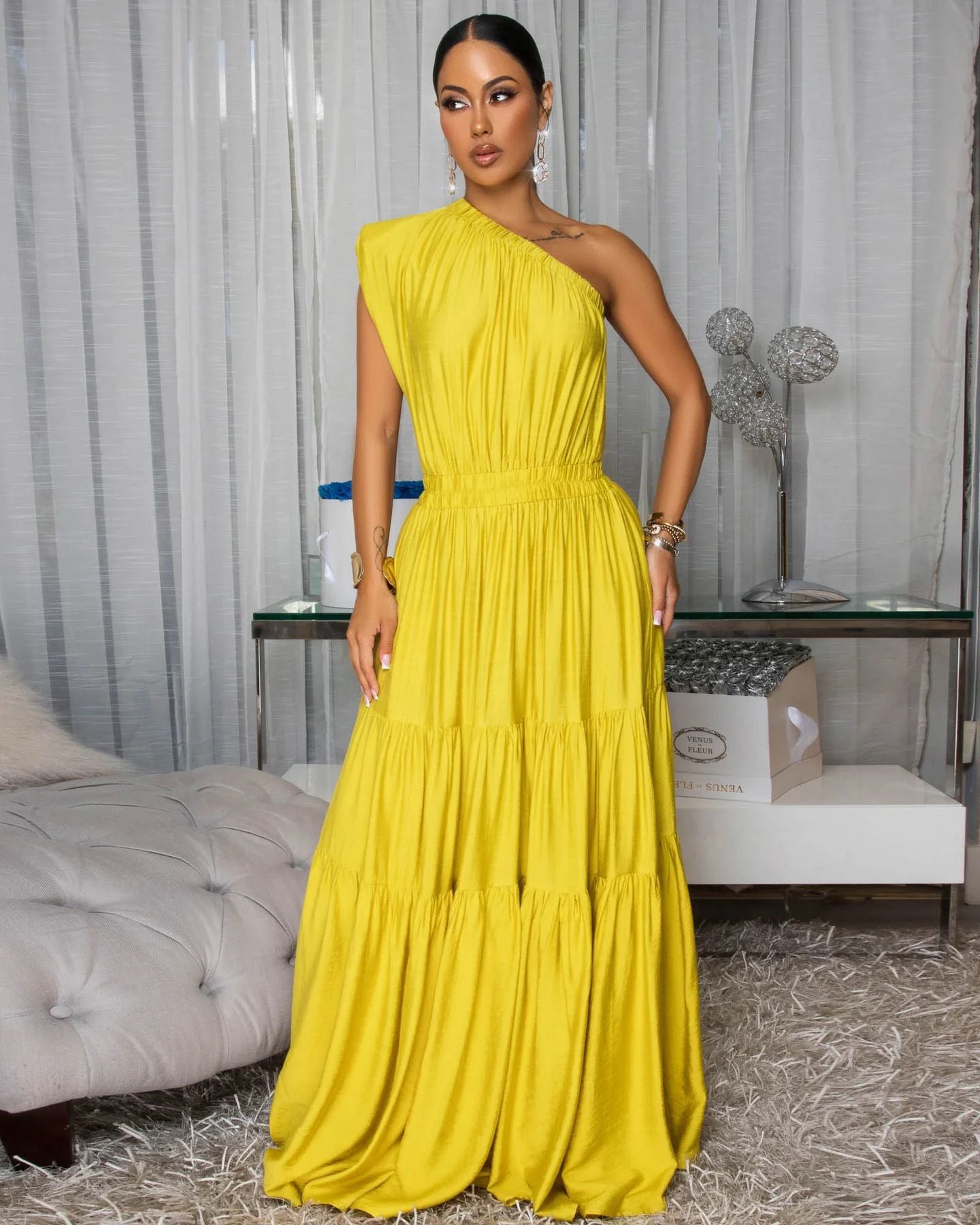 Solid Color Vacation Dress
