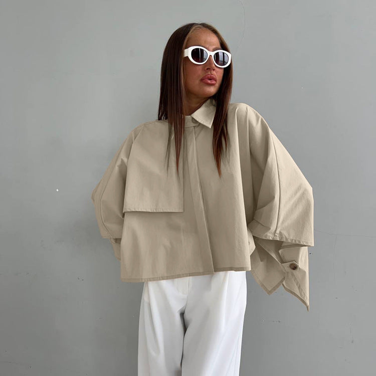 Batwing Sleeve Cardigan Blouse