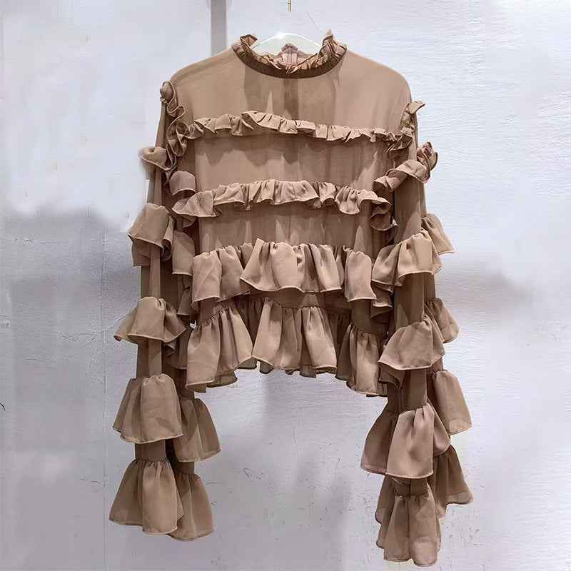 Comfortable Ruffled Blouse
