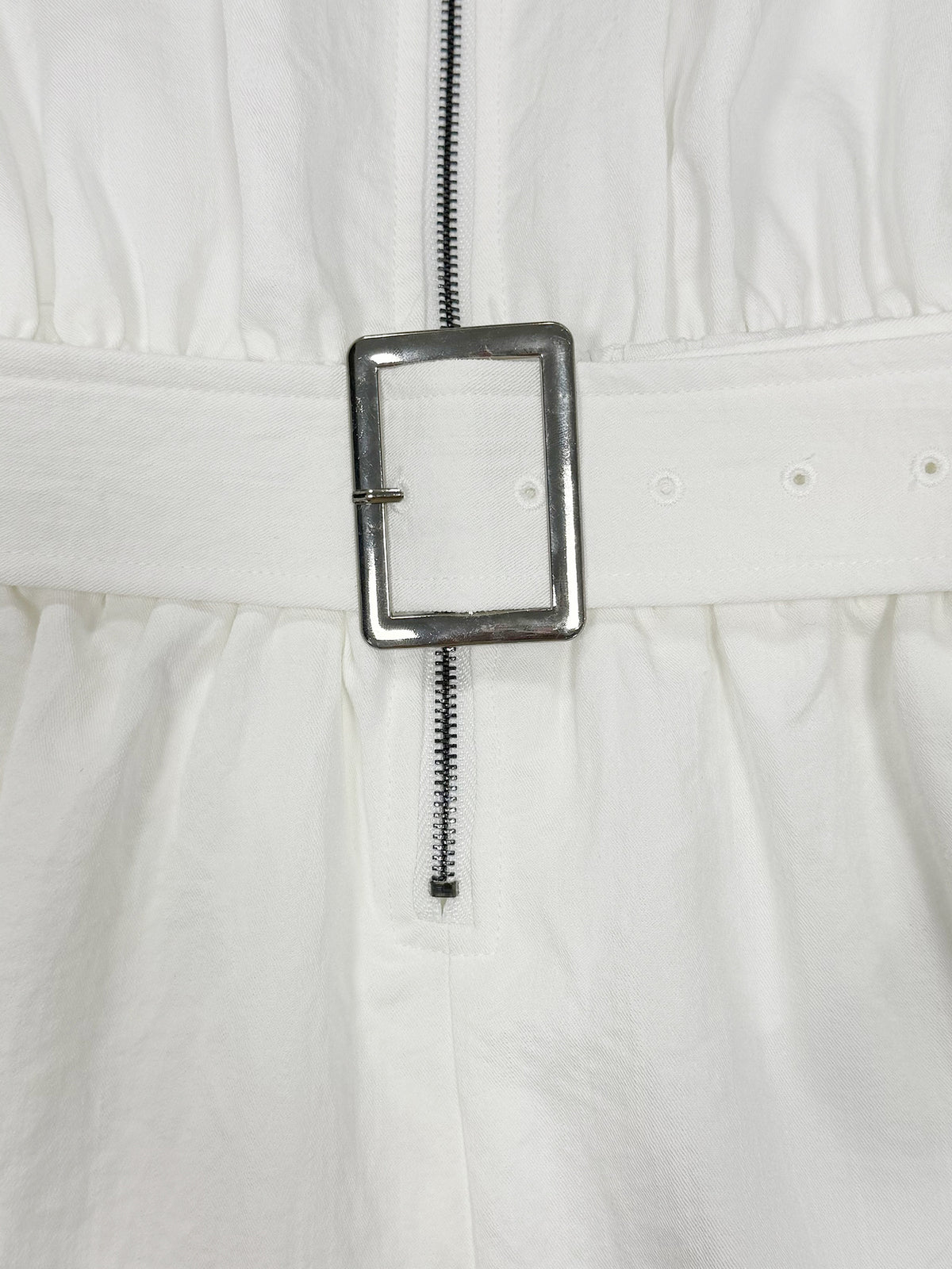 High Grade Quality White Halter Drape Jumpsuit for Women
