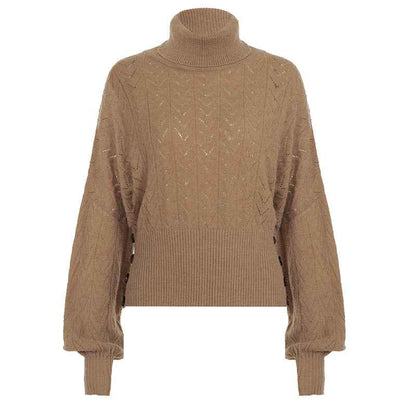 Retro Fitted Waist Sweater