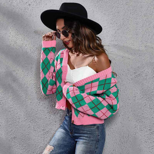 Knitted Cardigan Sweater