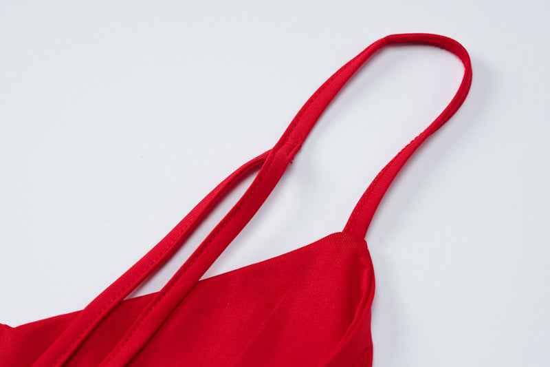 Women Summer Sexy Backless Spaghetti Straps Loose Jumpsuit