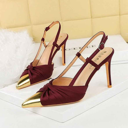 Cocktail High Heels Stiletto Heel Satin Bow