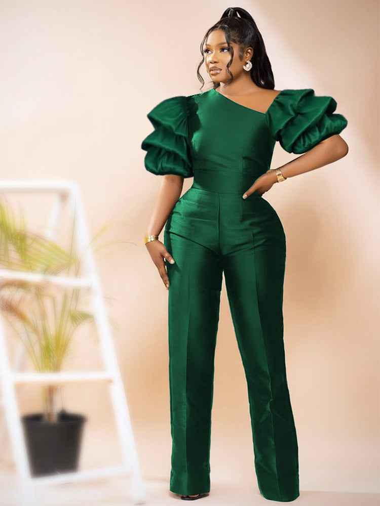 High Waist Slim Fit Jumpsuit