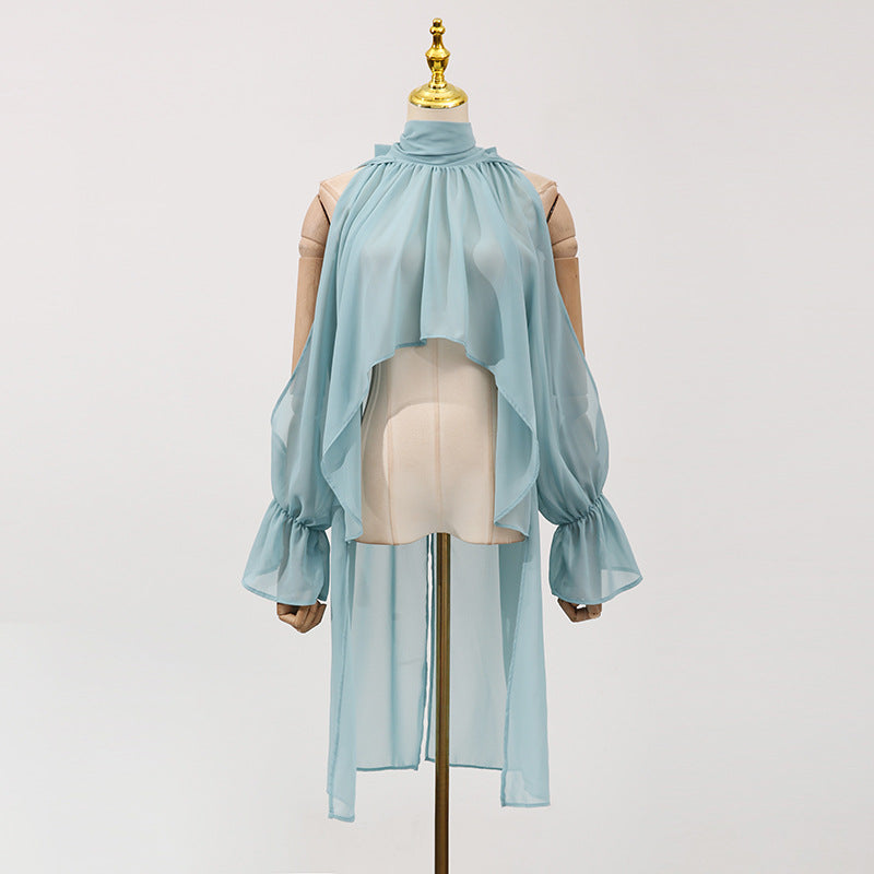 Casual Irregular Asymmetric Blouse