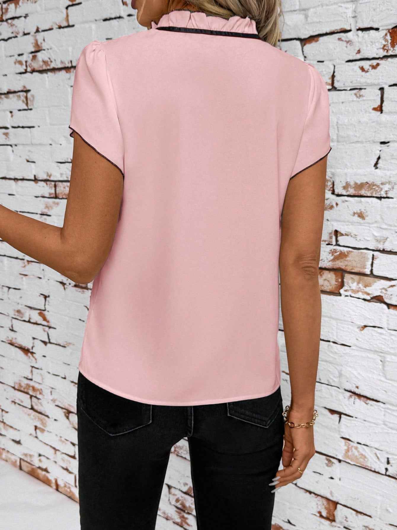 MUNSIEUR All Pleated Blouse