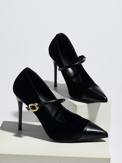Stiletto Heel High Heel Pointed Toe French Shallow Mouth