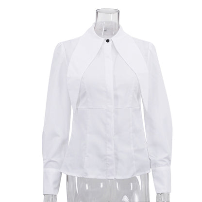 Long Sleeve Cardigan Blouse