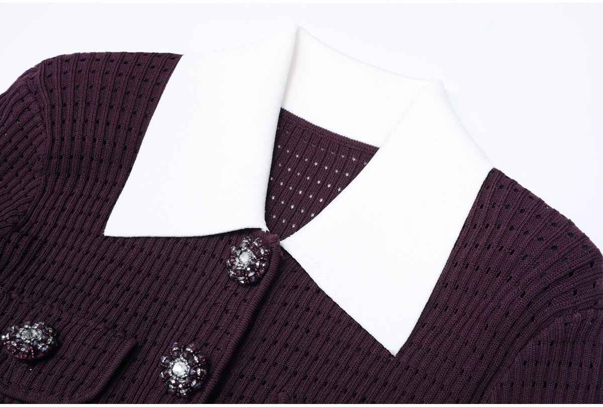 Knitted All Matching Women's Top Cardigan Sweater