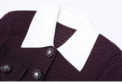 Knitted All Matching Women's Top Cardigan Sweater