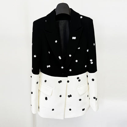 Women's Fashionable Sequins Jacket + Skirt Set - Munsieur