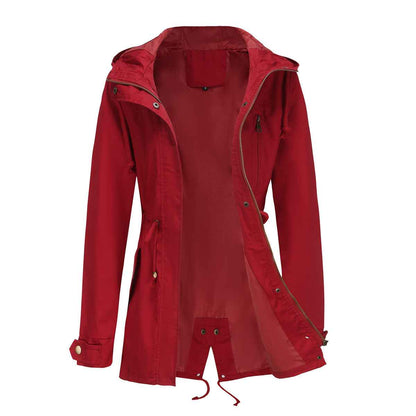 Plus Size Loose Solid Color Women's Jackets