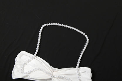 Women's Pearl Skirt Set Elegance and Simplicity