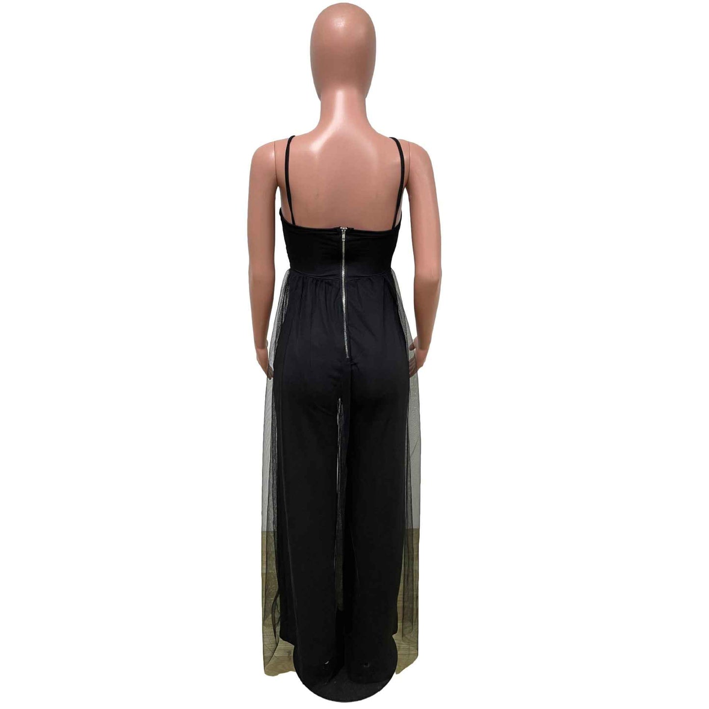 Crop Top Spaghetti Strap Sexy Jumpsuit Women