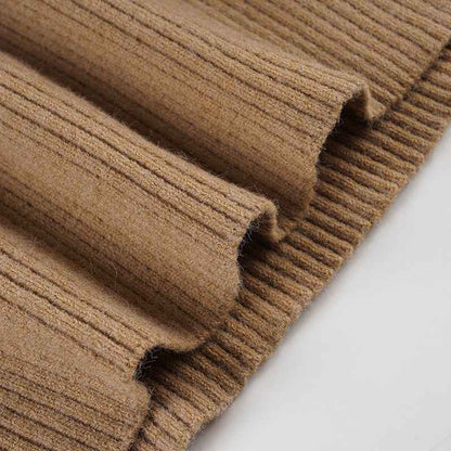 Retro Fitted Waist Sweater