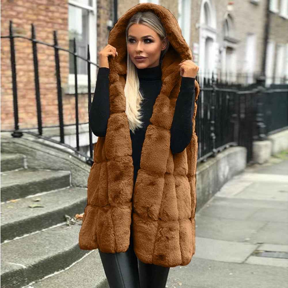 Faux Vest Warm Autumn Winter Sweatshirt