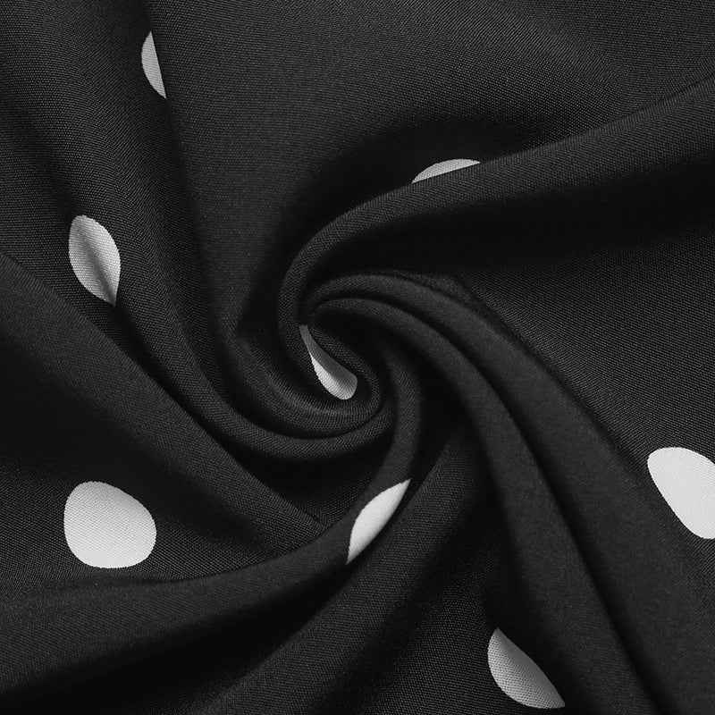 Sleeveless Tube Top Polka Dot Jumpsuit