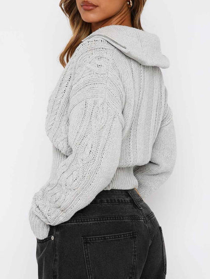 Long Sleeve Solid Color Women's Sweater