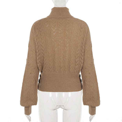 Retro Fitted Waist Sweater
