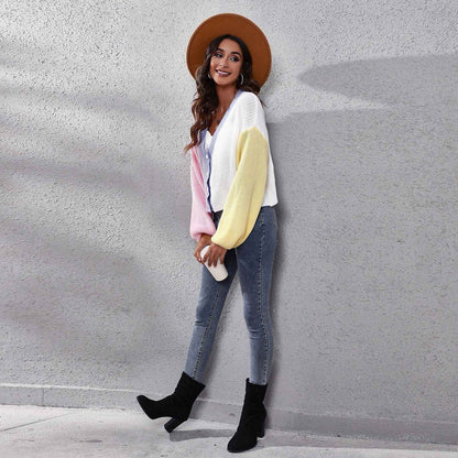 Knitted Cardigan Sweater for Women Loose
