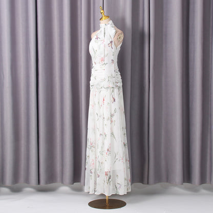 French Elegant Party Event Evening Dress