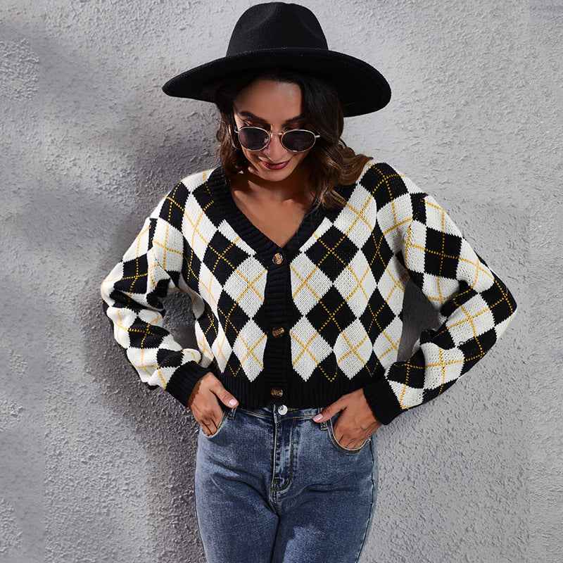 Knitted Cardigan Sweater