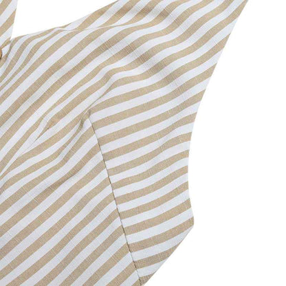 Casual Striped Romper