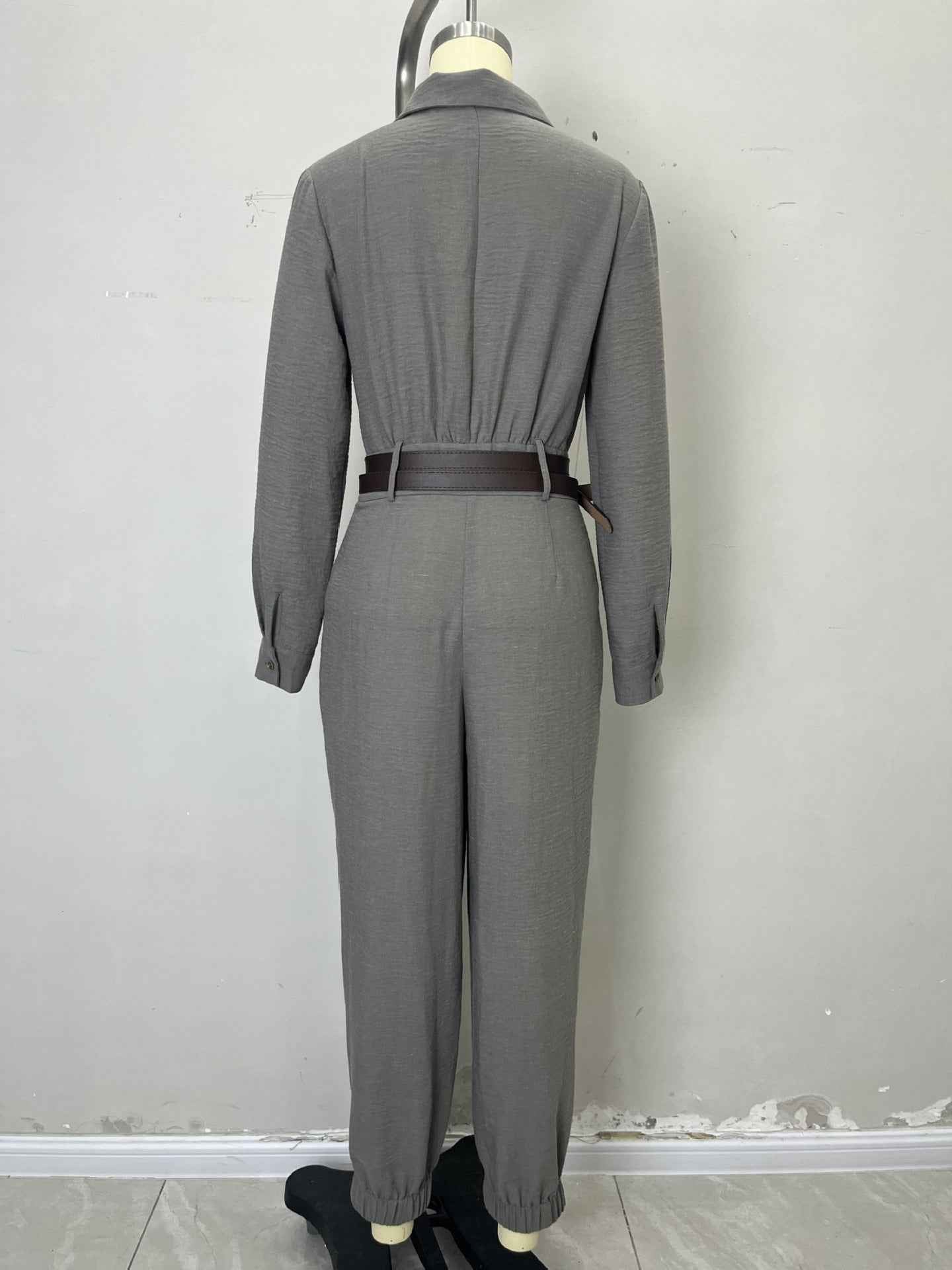 French Long Sleeve Casual Jumpsuit for Women New Arrivals MUNSIEUR
