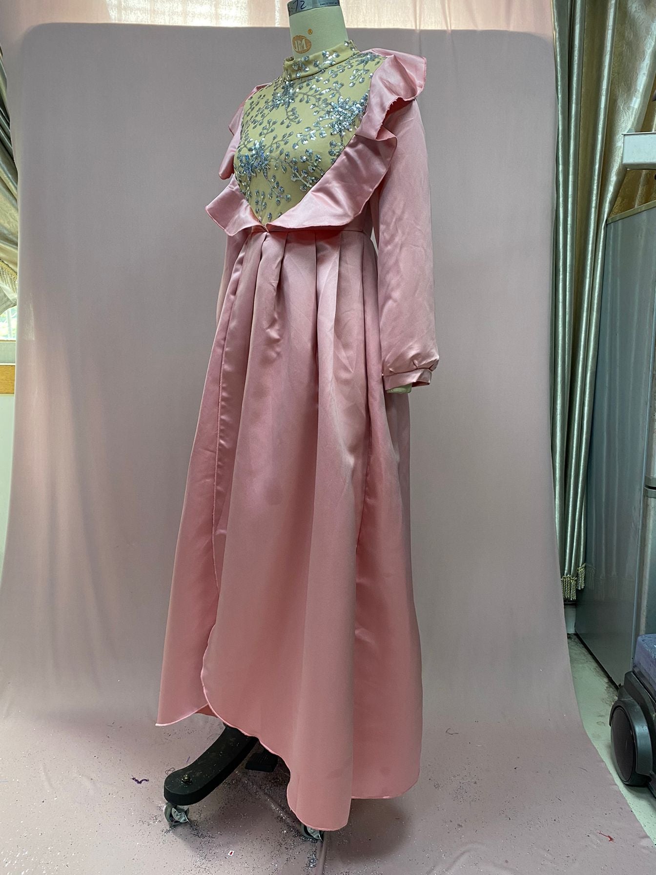 Evening Dress Slit Elegant Designer MUNSIEUR