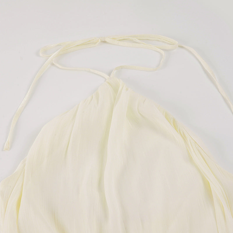 French Inspired Elegant Irregular Asymmetric Chiffon Dress New Arrivals MUNSIEUR