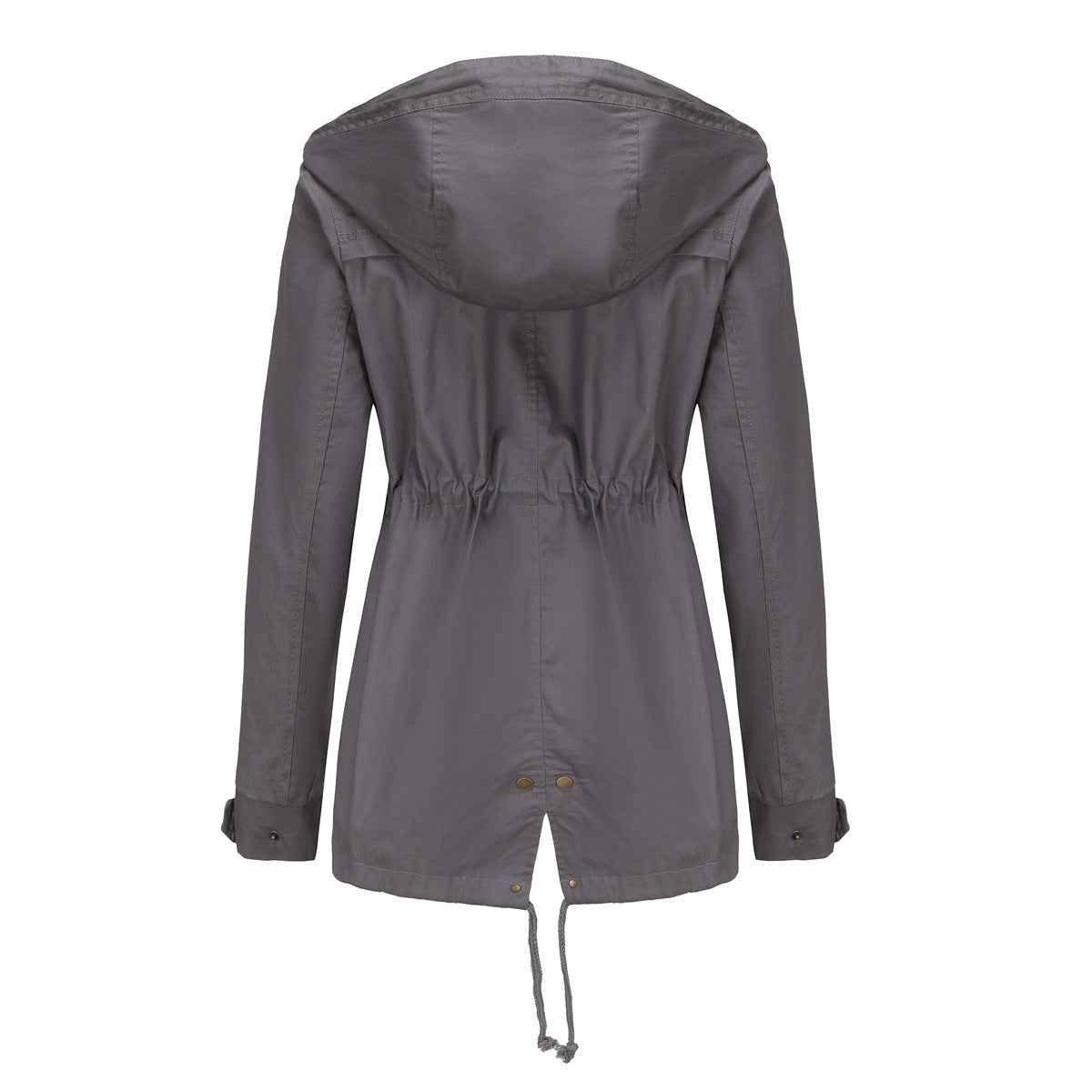 Plus Size Loose Solid Color Women's Jackets