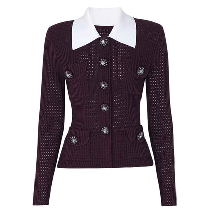 Knitted All Matching Women's Top Cardigan Sweater