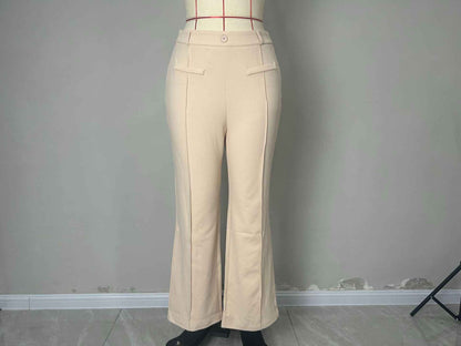 Front Pocket Decorative Stretch Slim Workwear Jeans