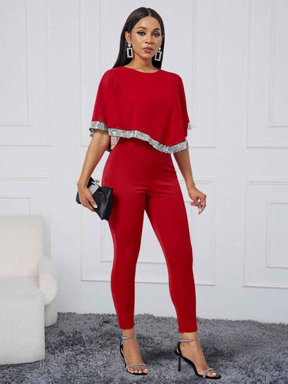 Sequ Stitching Jumpsuit